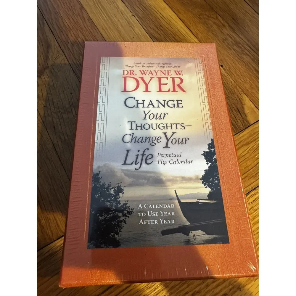 Change Your Thoughts Change Your Life Perpetual Flip Calendar Dr. Wayne Dyer NEW